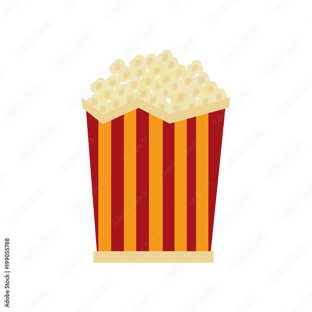 pop corn cinema icon vector illustration design