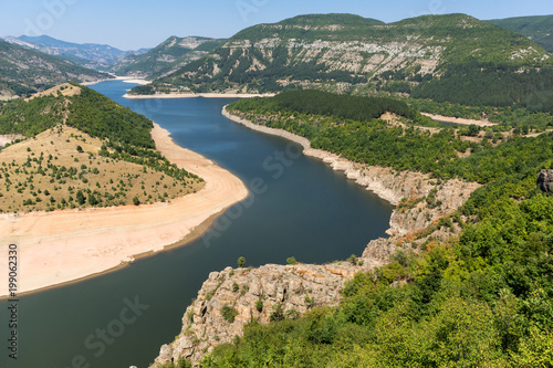 Amazing Landscape of Arda River meander and Kardzhali Reservoir  Bulgaria