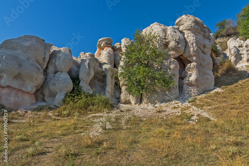 Rock phenomenon Stone Wedding near town of Kardzhali, Bulgaria photo