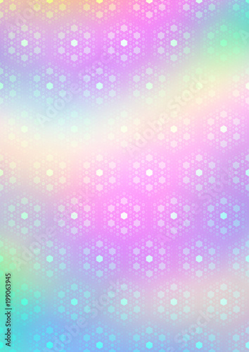 Abstract holographic background.