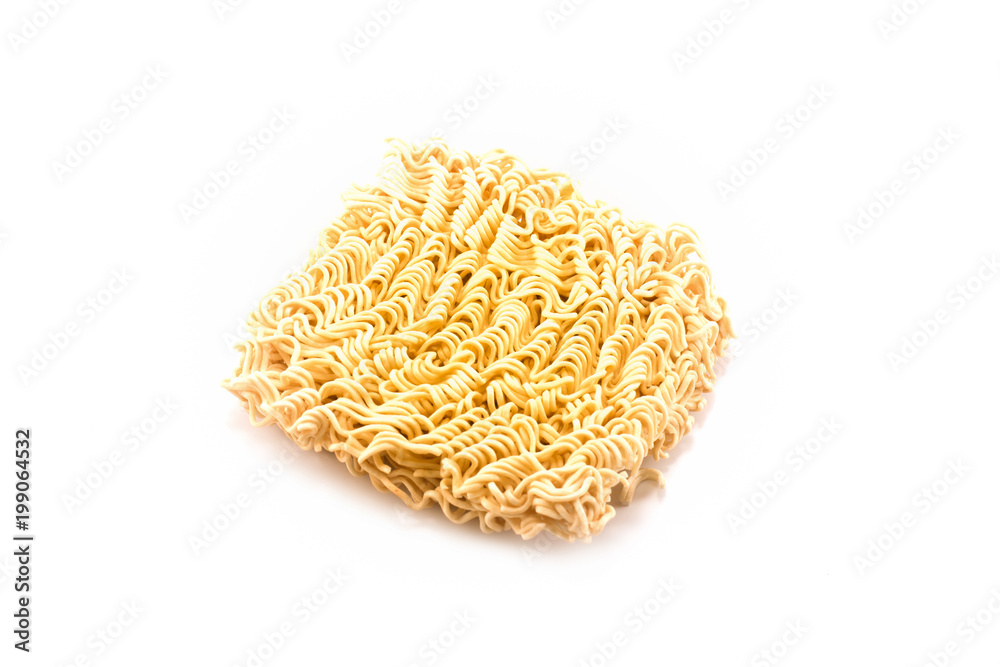 instant noodle On a white background instant noodle On a white background