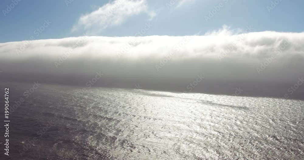 Thick Cloud Rolling over Ocean Time Lapse Thick Cloud Rolling over Ocean Time Lapse