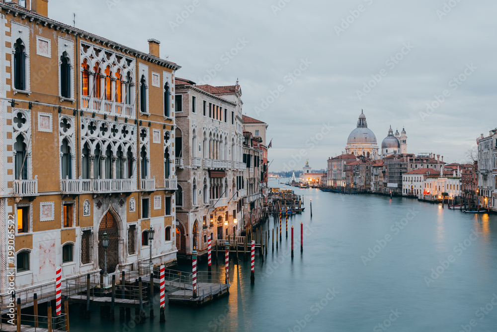 View from a bridge in Venice over the Grand Canal