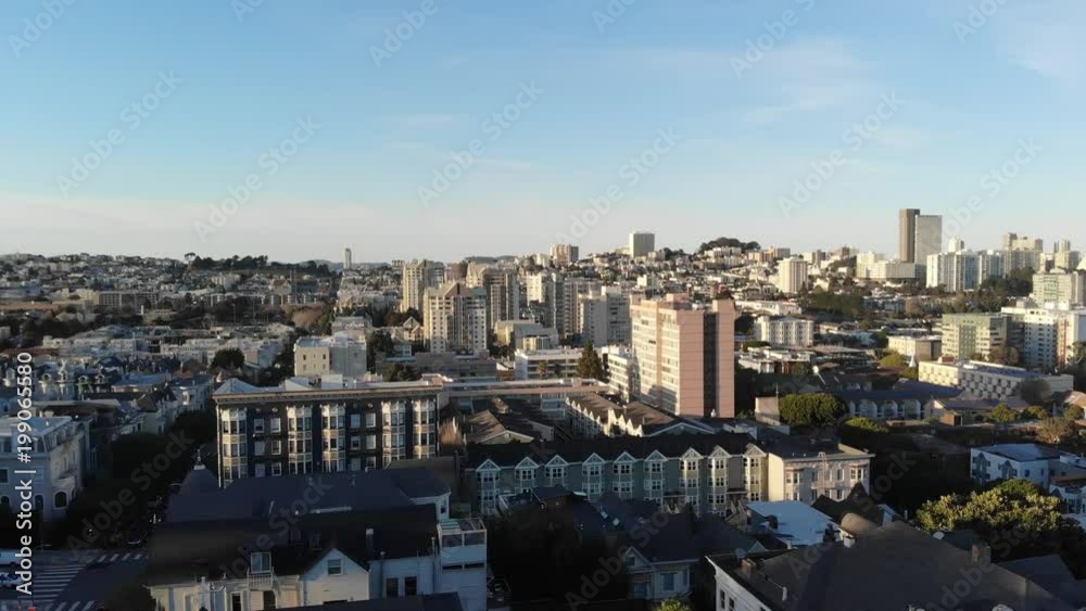 San Francisco City panorama top view San Francisco City panorama top view