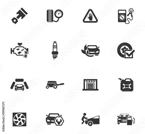 Auto icons set