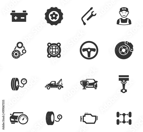 Auto icons set