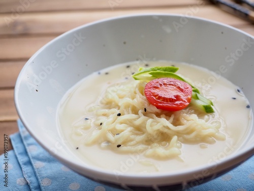 한국의 음식 콩국수  photo