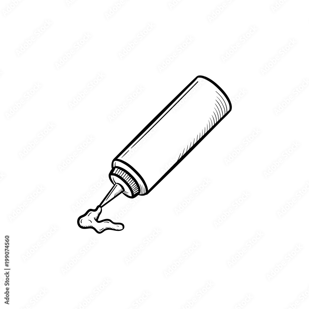 BBq tomato sauces hand drawn outline doodle icon. Bottle squeezing bbq tomato sauce vector sketch illustration for print, web, mobile and infographics isolated on white background. BBq tomato sauces hand drawn outline doodle icon. Bottle squeezing bbq tomato sauce vector sketch illustration for print, web, mobile and infographics isolated on white background.