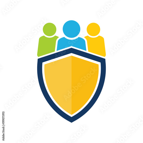 Shield Group Logo Icon Design