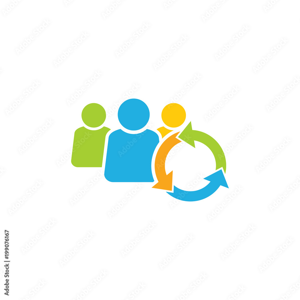 Recycle Group Logo Icon Design Recycle Group Logo Icon Design