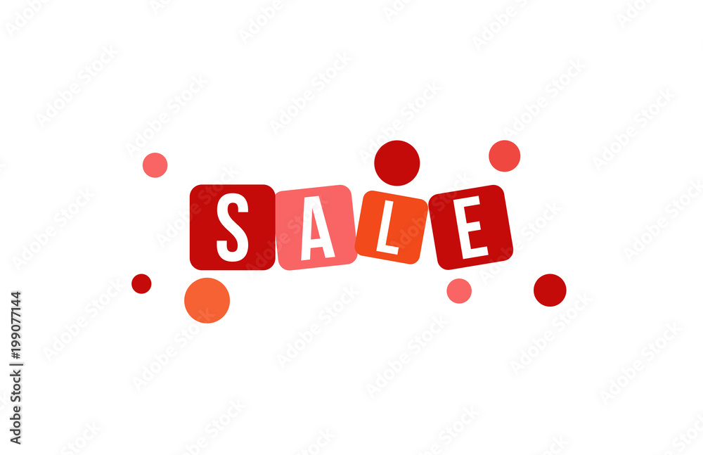 SALE letter word Layout Background Template SALE letter word Layout Background Template
