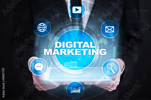 DIgital marketing technology concept. Internet. Online. Search Engine Optimisation. SEO. SMM. Advertising.