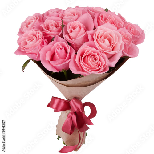 Bouquet of pink roses