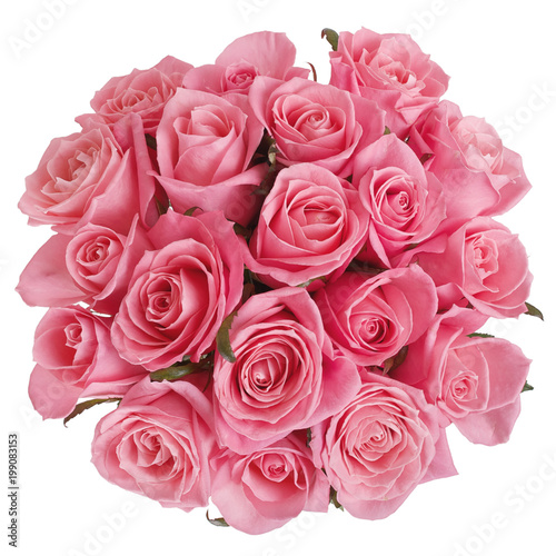 Bouquet of pink roses