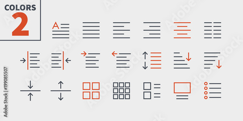 Edit text Pixel Perfect Well-crafted Vector Thin Line Icons 48x48 Ready for 24x24 Grid for Web Graphics and Apps with Editable Stroke. Simple Minimal Pictogram Part 1-4