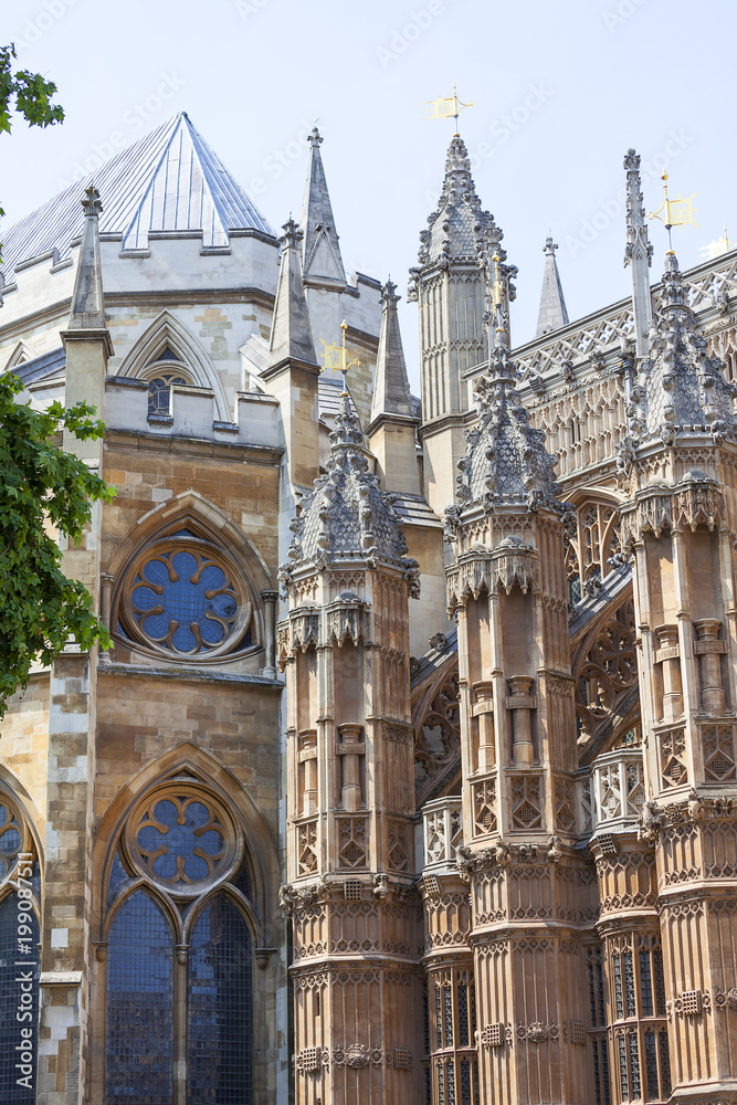 Fototapeta premium Westminster Abbey, one of the most important Anglican temple , London, United Kingdom.