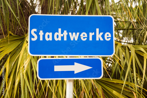 Schild 272 - Stadtwerke photo