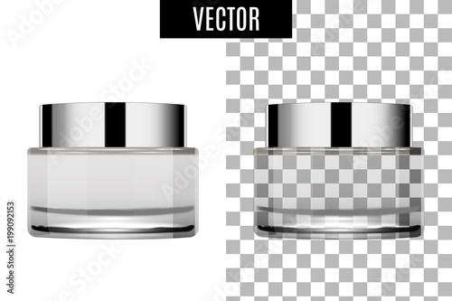 3d white realistic cosmetic package icon empty tubes on transparent background vector illustration. Realistic white plastic bottle for cream liquid soap with a pump.