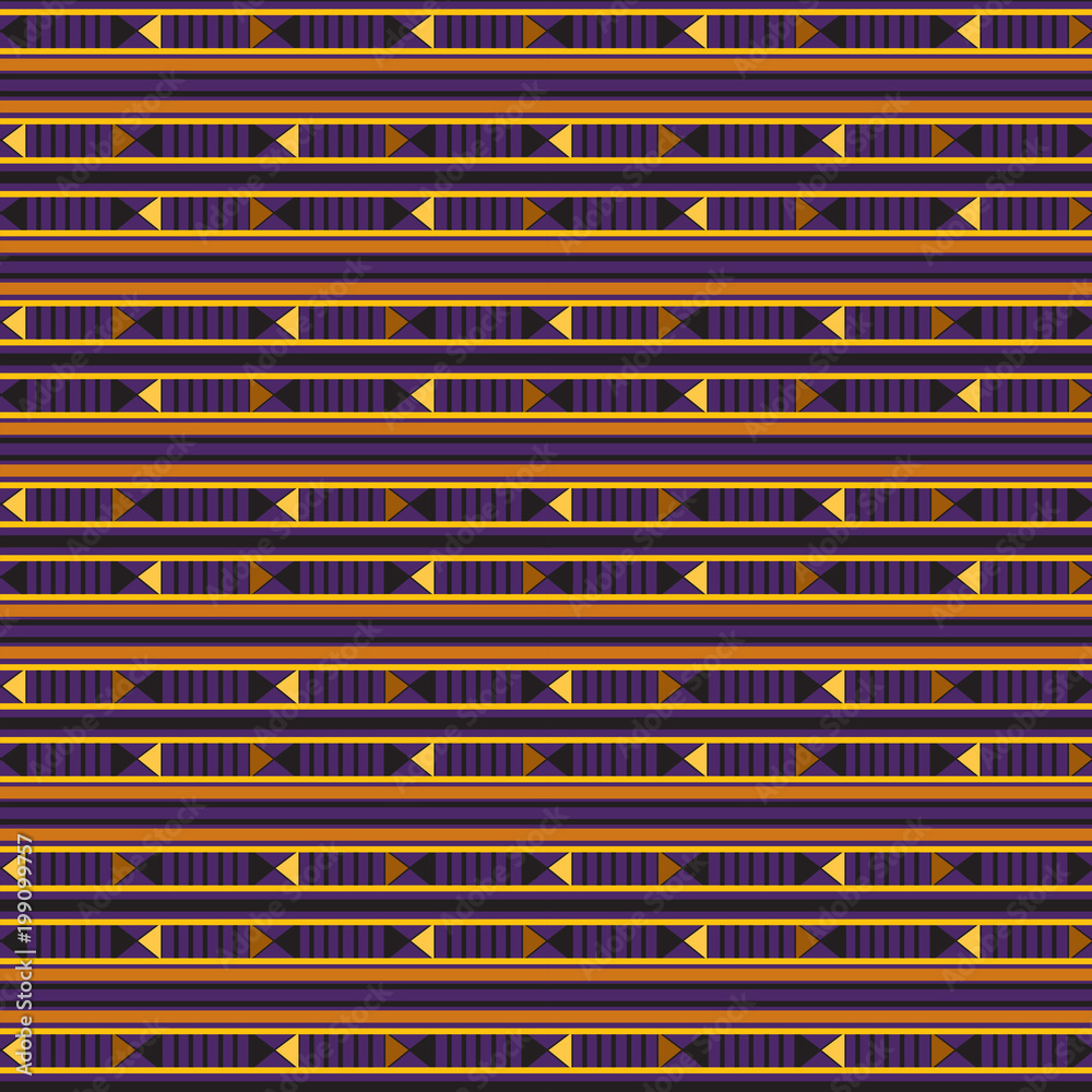 Naklejka premium Seamless repeating ethnic pattern