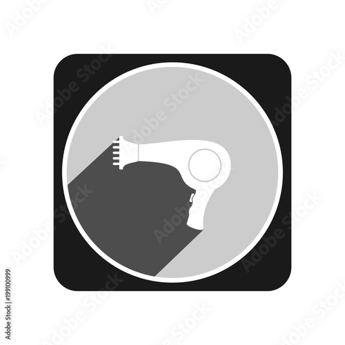 Hairdryer icon. Vector Illustration