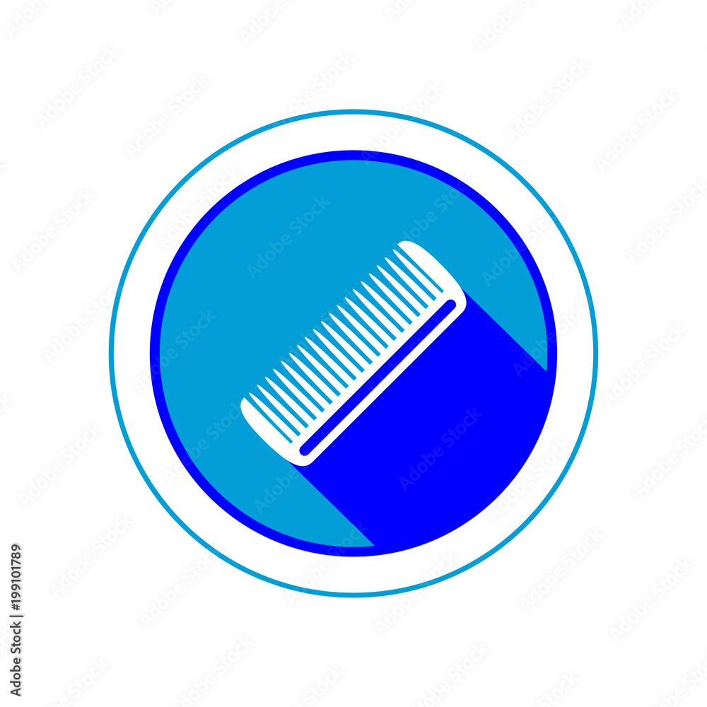 Hairbrush icon. Vector Illustration Hairbrush icon. Vector Illustration