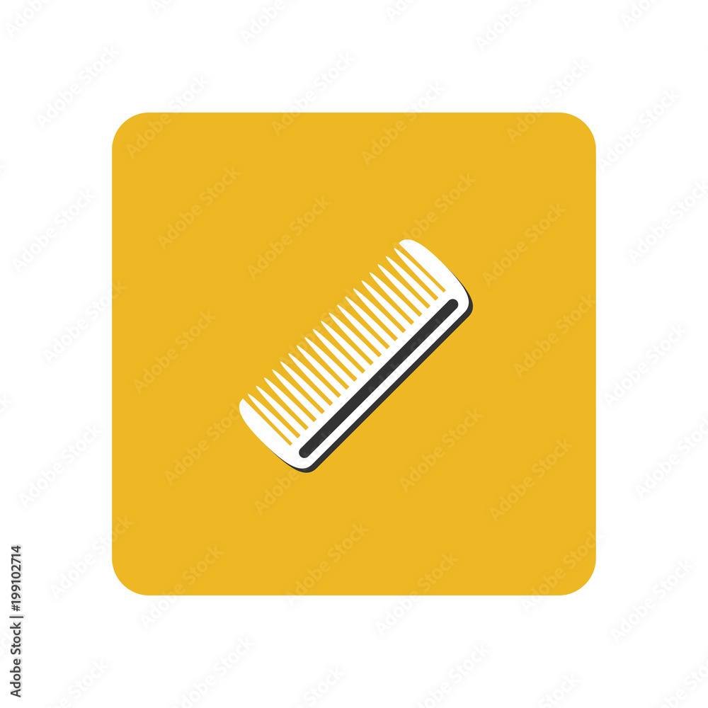 Hairbrush icon. Vector Illustration Hairbrush icon. Vector Illustration