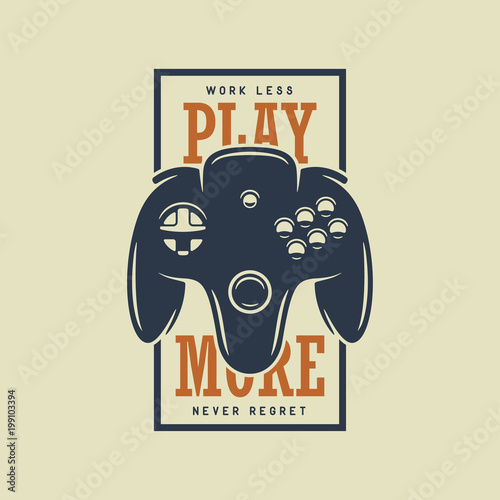 Obraz na plátně Vintage t-shirt design with quote