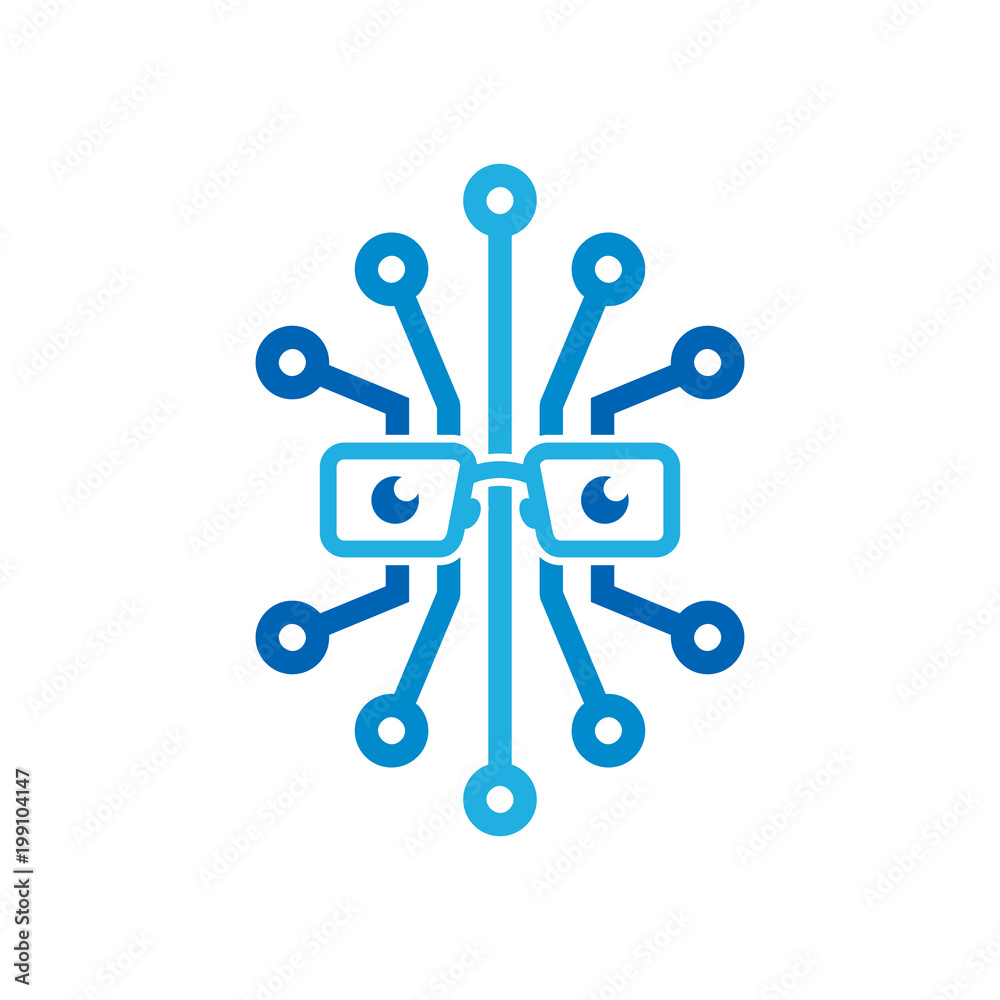 Digital Geek Logo Icon Design Digital Geek Logo Icon Design