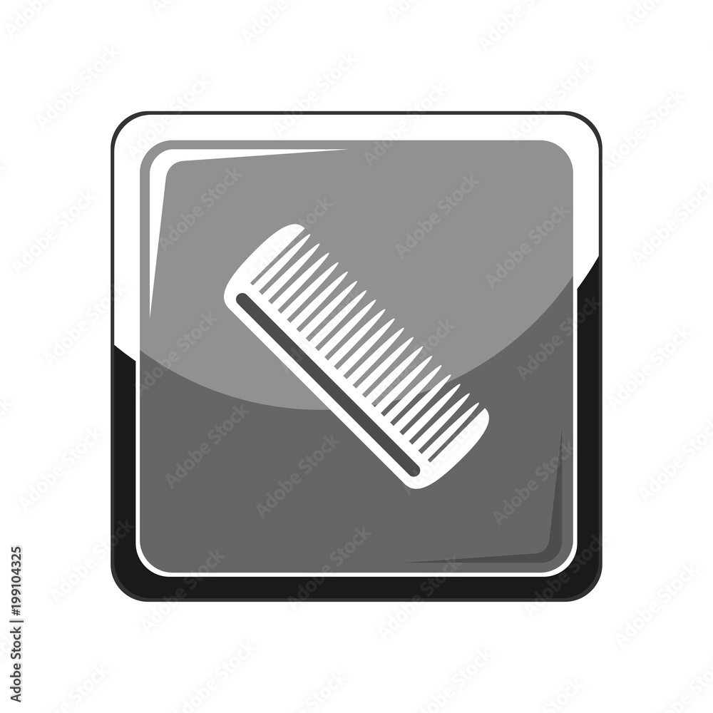 Hairbrush icon. Vector Illustration Hairbrush icon. Vector Illustration