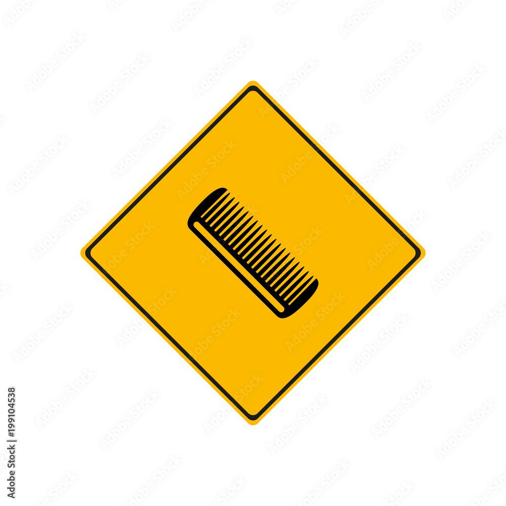 Hairbrush icon. Vector Illustration Hairbrush icon. Vector Illustration