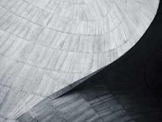 Architecture details wall curve Concrete cement abstract background