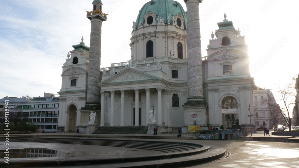 Church Karlskirche Vienna, Austria