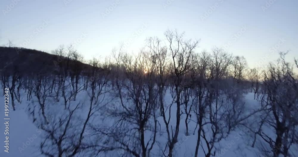 Epic winter landcape in Norway Lofoten Epic winter landcape in Norway Lofoten