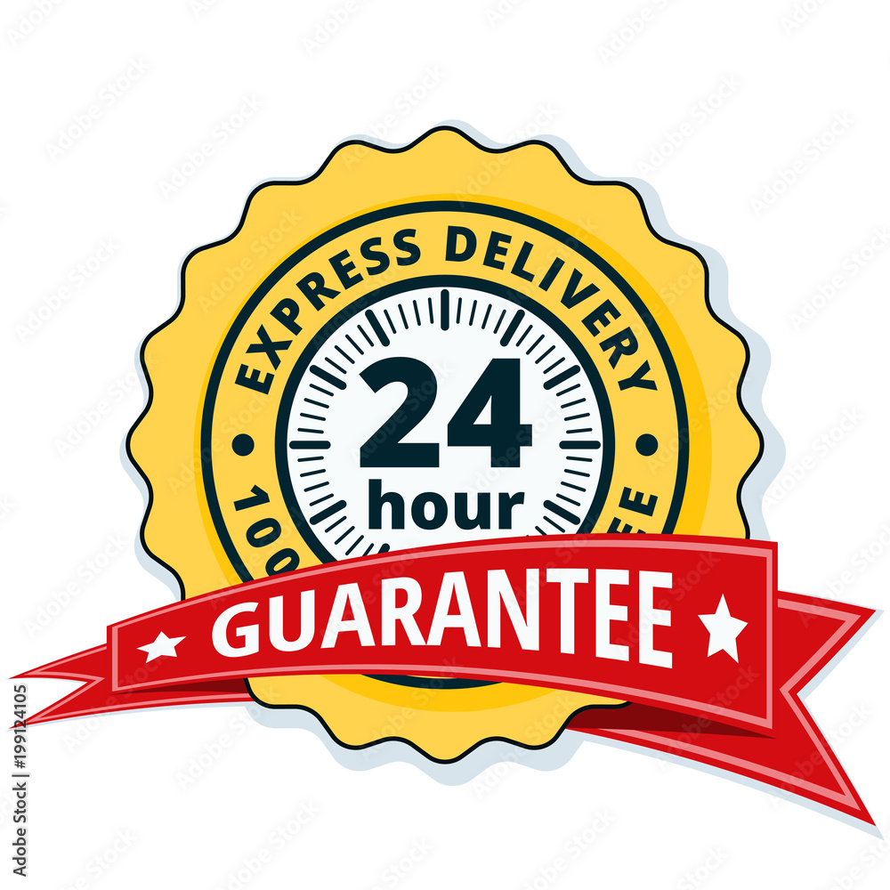 24 Hour Express Delivery illustration 24 Hour Express Delivery illustration