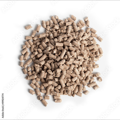 Feed for livestock. Large granules