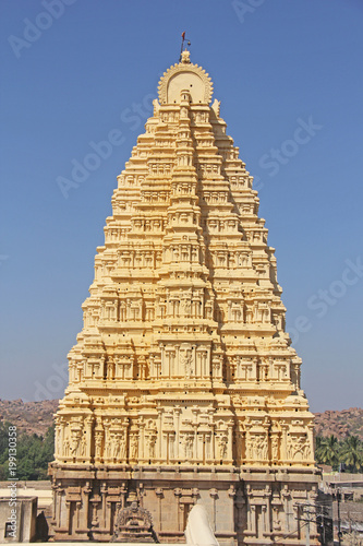 Virupaksa temple in Hampi. Karnataka, India photo