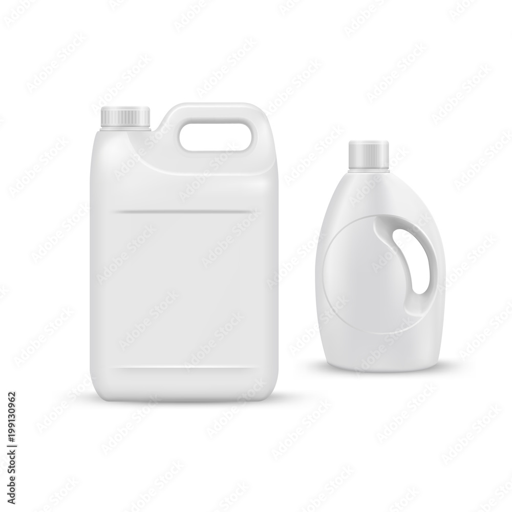 mock up liquid laundry detergent package, realistic set of blank plastic white bottles. Mockup for brand and package design mock up liquid laundry detergent package, realistic set of blank plastic white bottles. Mockup for brand and package design