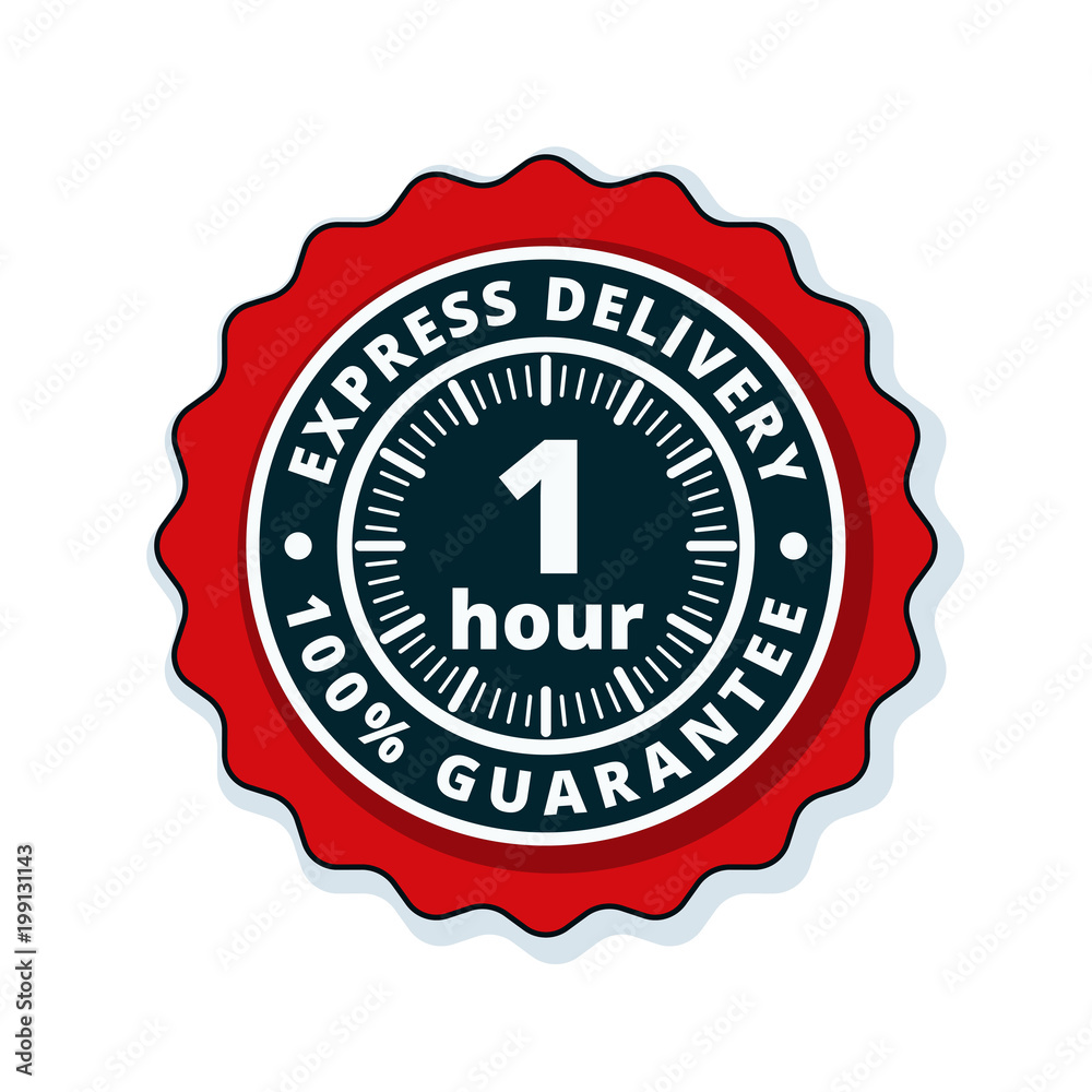 1Hour Express Delivery illustration 1Hour Express Delivery illustration