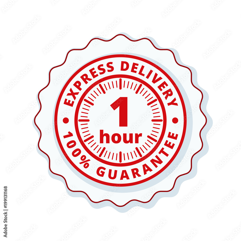 1Hour Express Delivery illustration 1Hour Express Delivery illustration