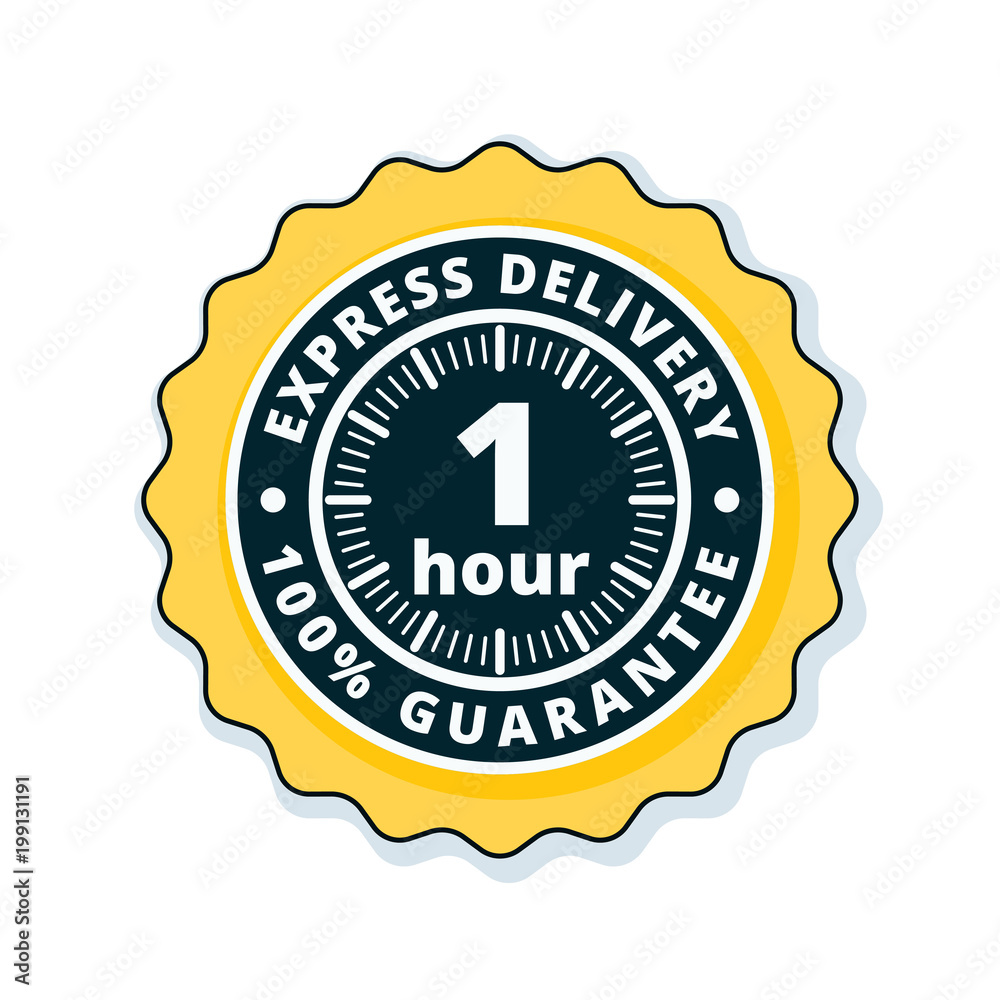 1Hour Express Delivery illustration 1Hour Express Delivery illustration