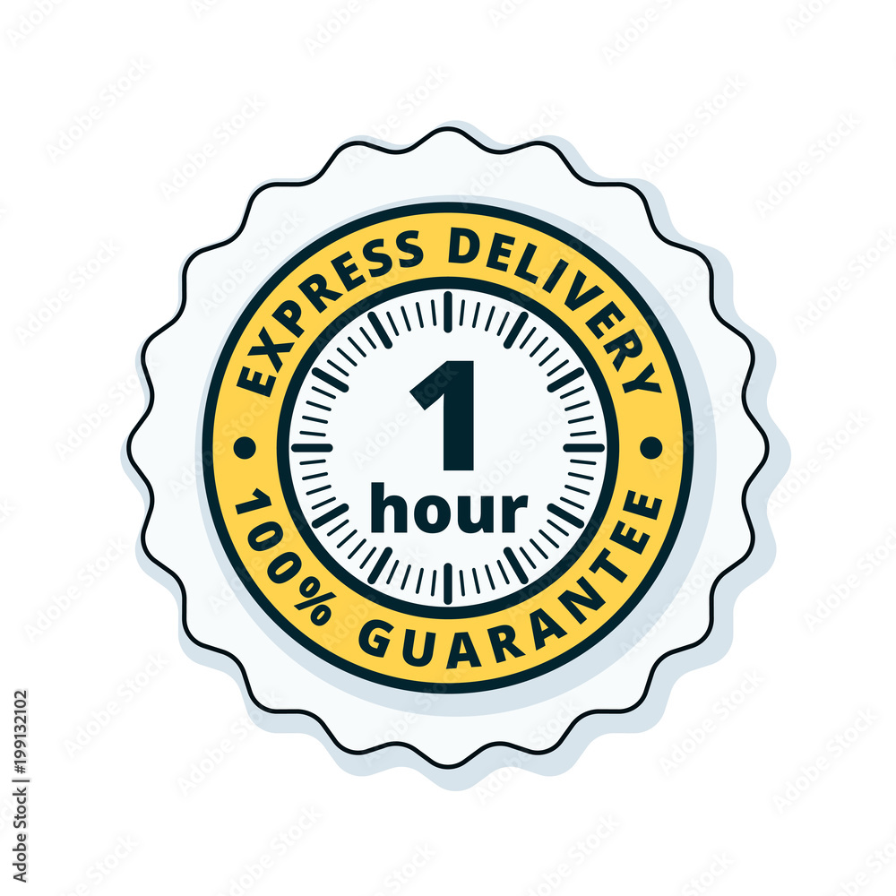 1Hour Express Delivery illustration 1Hour Express Delivery illustration