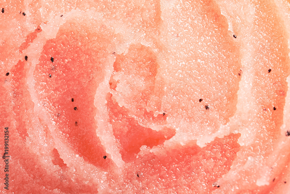 Fototapeta premium Texture of natural scrub, closeup