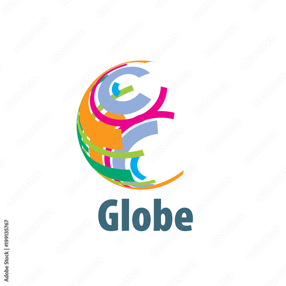 Fototapeta premium vector logo globe