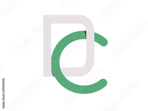 DC and CD Initial Logo for your startup venture