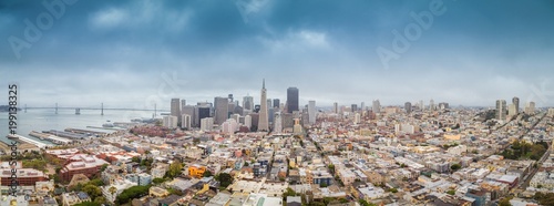 San Francisco skyline panorama, California, USA