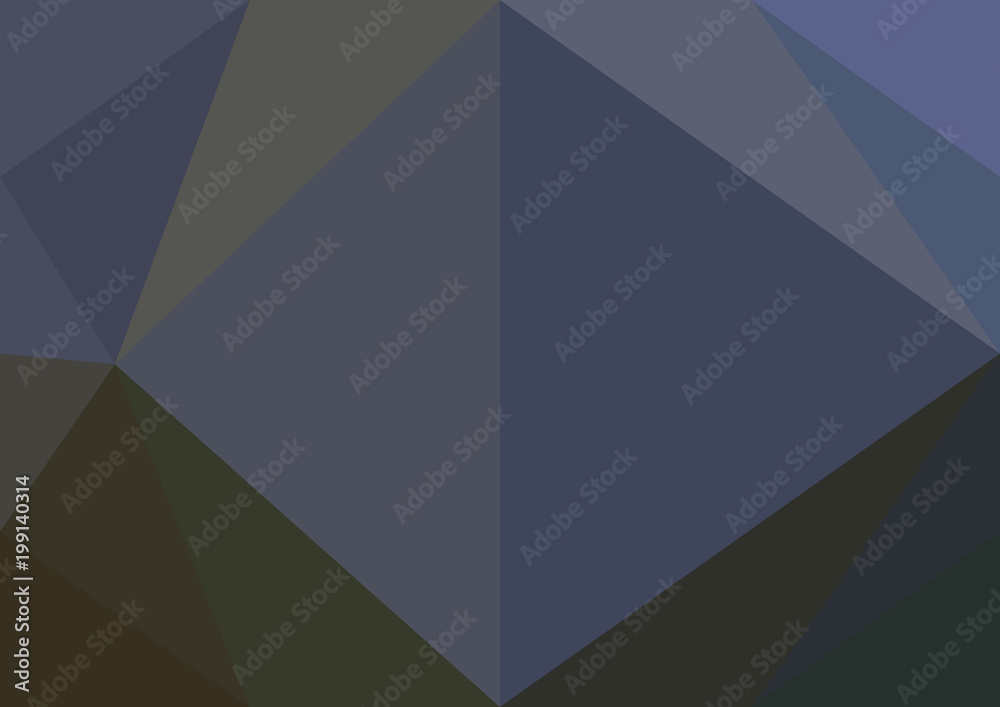 Obraz premium Abstract deep blue polygonal texture background. Geometric pattern for graphic design. Can be used as gradient or wallpaper. 