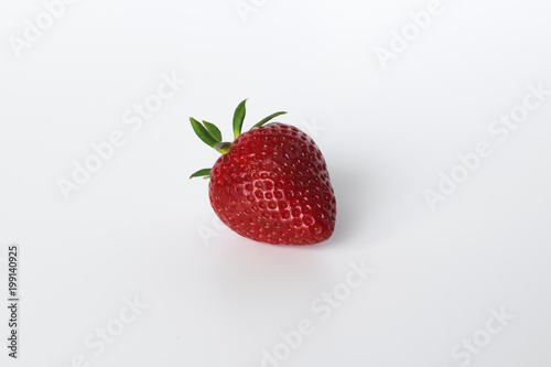 Wallpaper Mural The strawberry isolated over white Torontodigital.ca