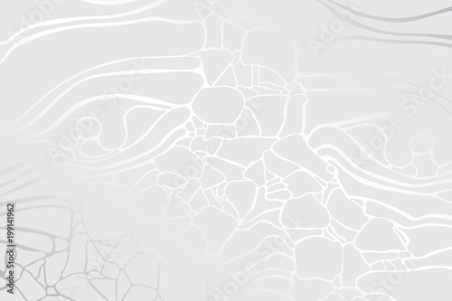 Abstract elegant cell background. Silver marble texture, cobweb, tile surface. Elegant futuristic ornament