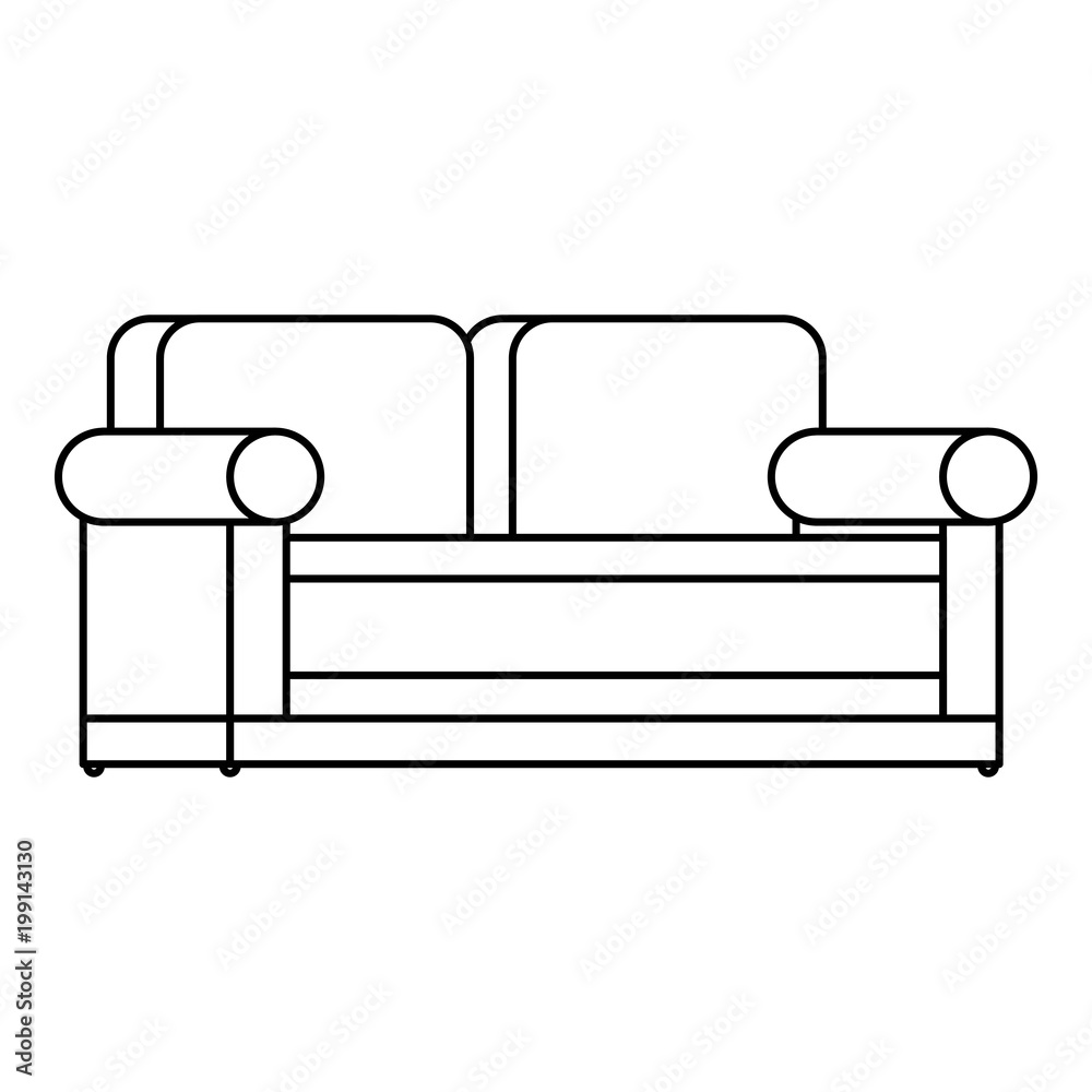 comfortable sofa isolated icon vector illustration design comfortable sofa isolated icon vector illustration design