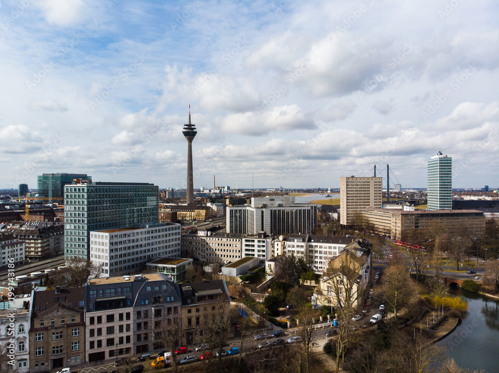 Panorama von Düsseldorf